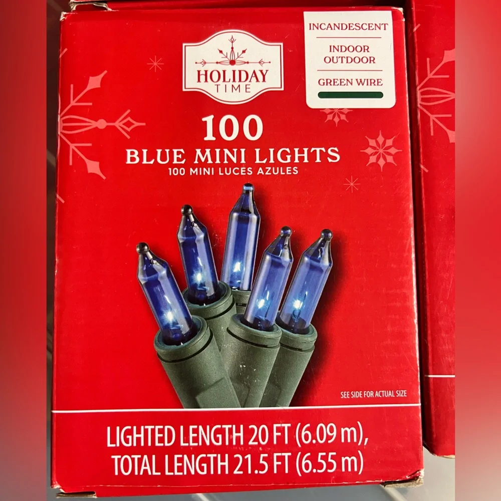 Blue Christmas decorations Indoors/outdoor